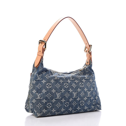 Louis Vuitton Monogram Denim Baggy PM Blue 3 of 9