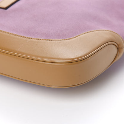 Gucci Suede Jackie O Hobo Pink Light Brown 10 of 12