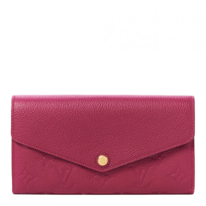 Louis Vuitton Empreinte Sarah Wallet NM Grape 1 of 9
