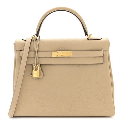 Hermes Togo Kelly Retourne 32 Trench 1 of 11