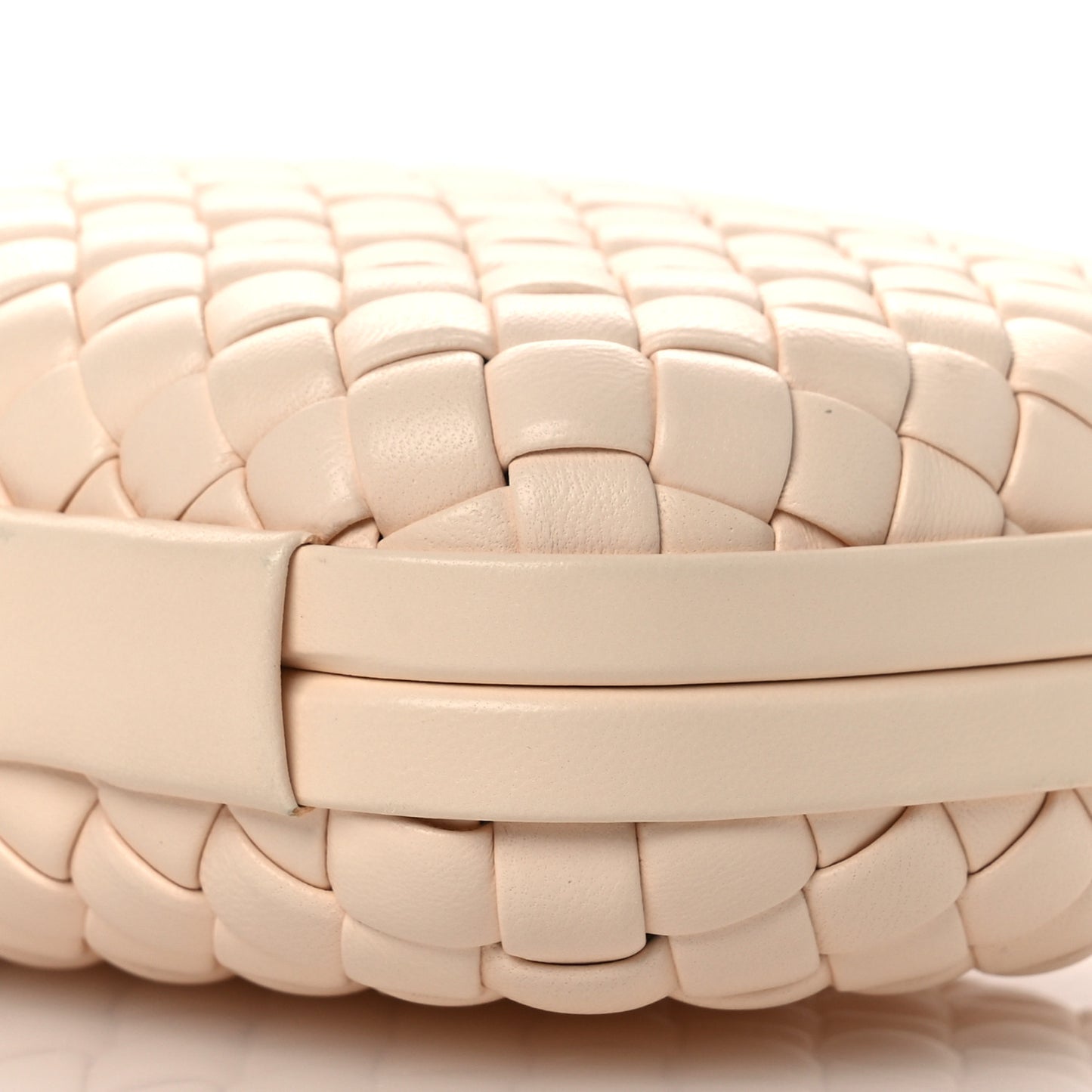 Nappa Intrecciato Minaudiere Knot Clutch Lotus