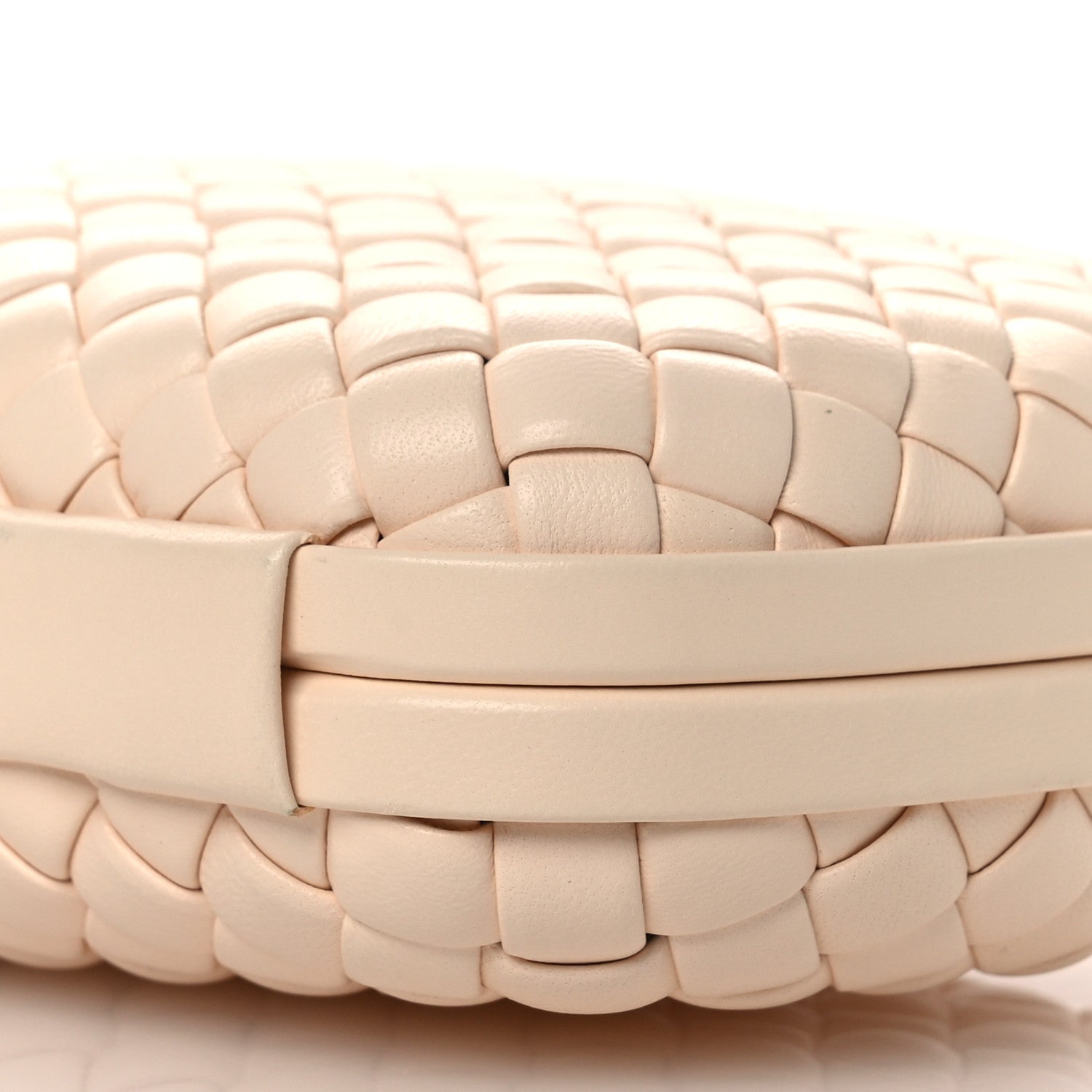 Bottega Veneta Nappa Intrecciato Minaudiere Knot Clutch Lotus 9 of 10