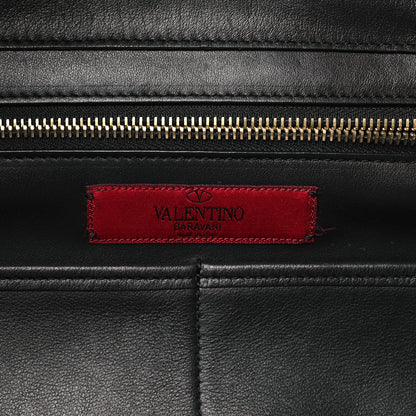 Valentino Garavani Vitello Medium Rockstud Tote Black 6 of 8