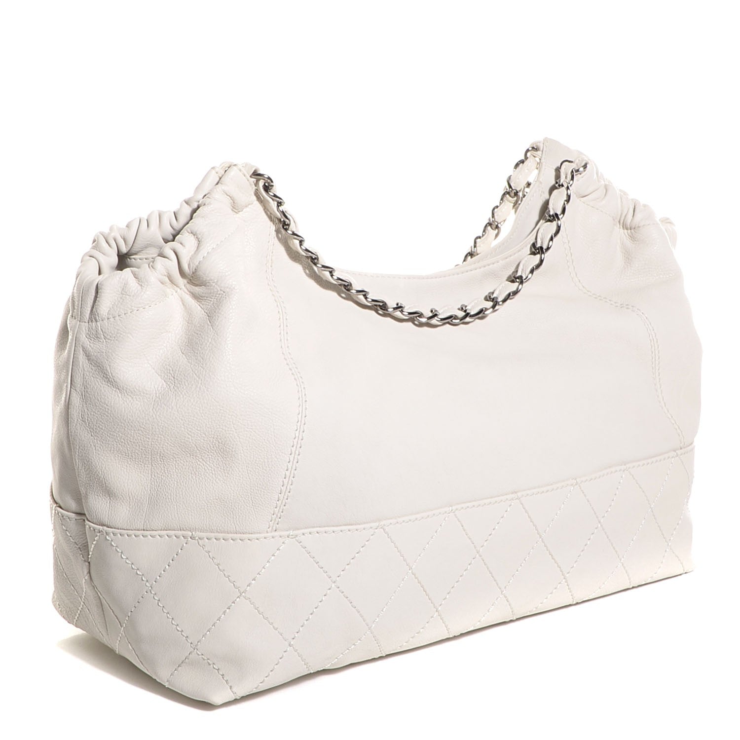 Chanel Calfskin Baby Coco Cabas White 3 of 7