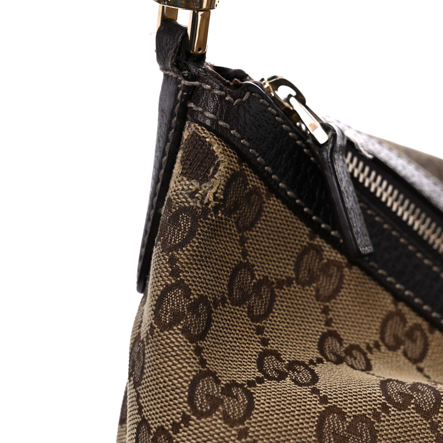 Monogram Hobo Dark Brown