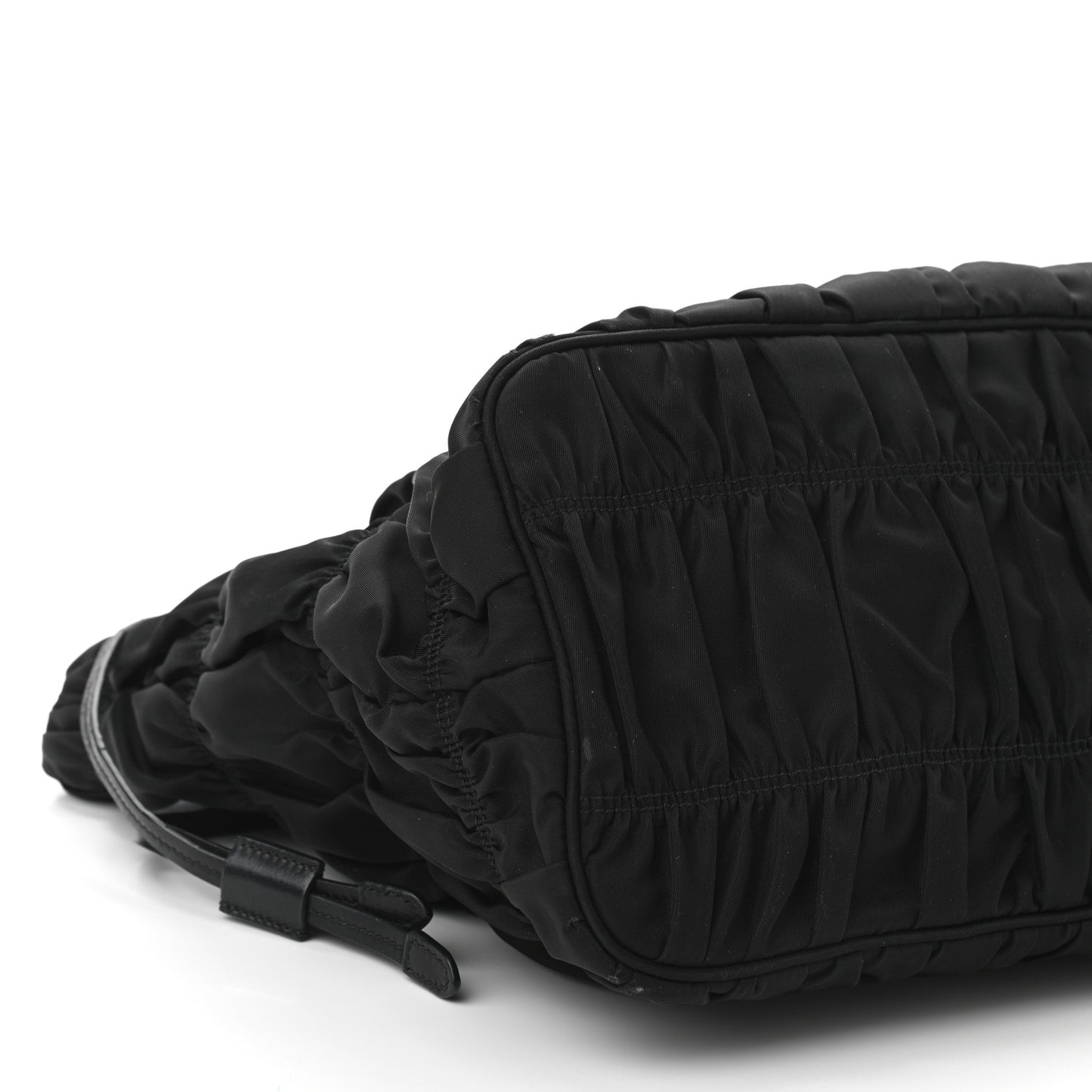 Tessuto Nylon Gaufre Tote Black