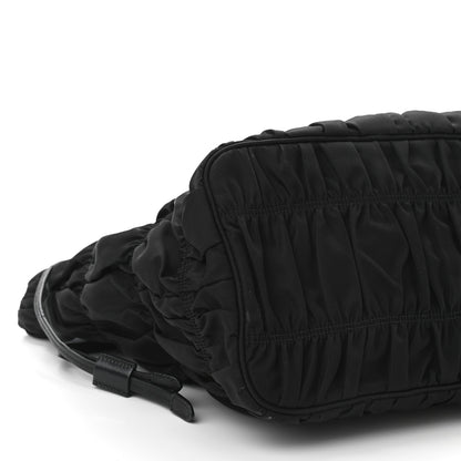Prada Tessuto Nylon Gaufre Tote Black 8 of 11