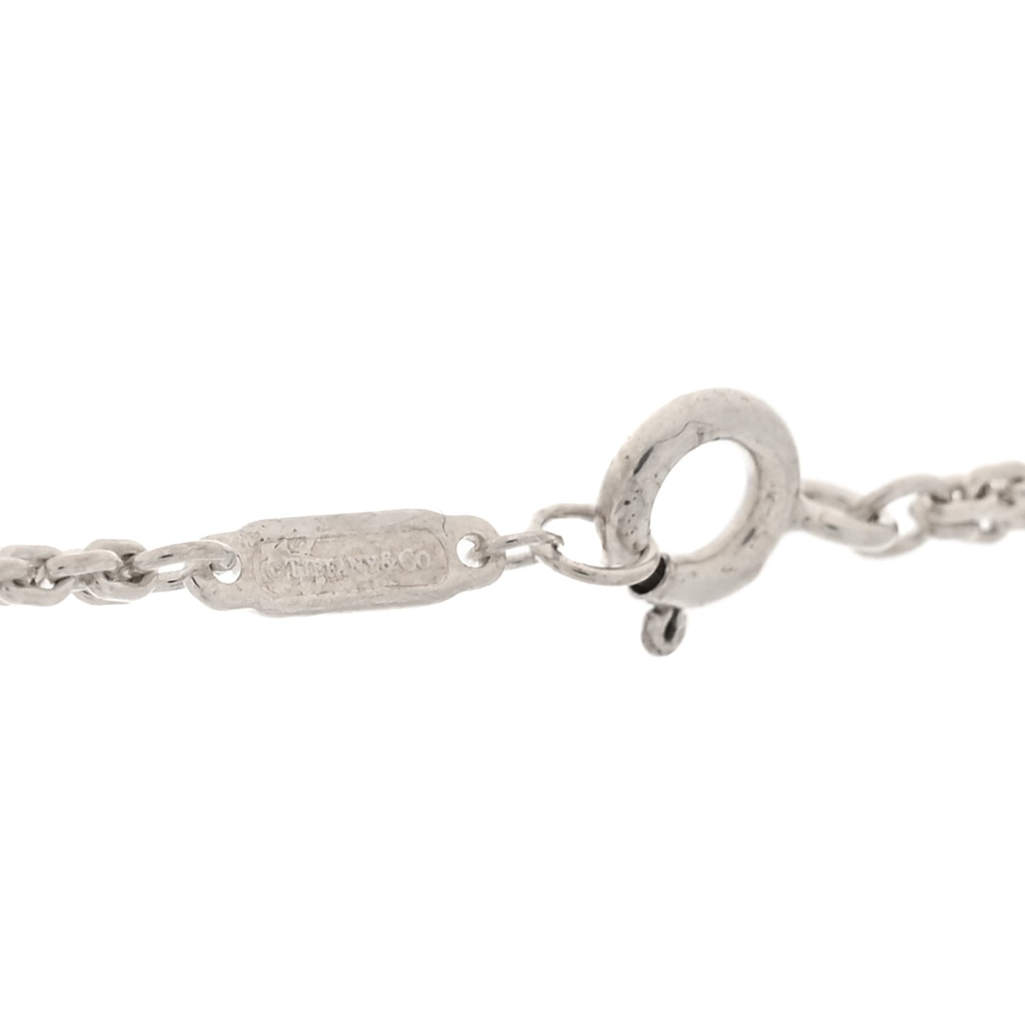 Sterling Silver Double HardWear Link Pendant Necklace