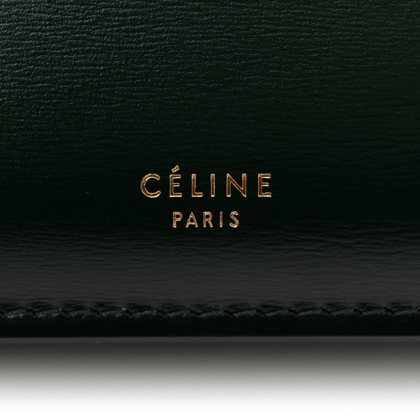 Patina Box Calfskin Medium Clasp Bag Dark Green