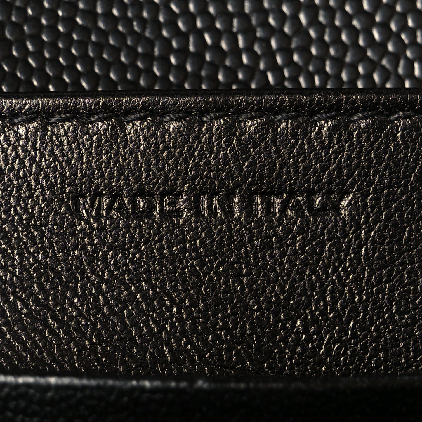Grain De Poudre Monogram Cassandra Chain Wallet Black