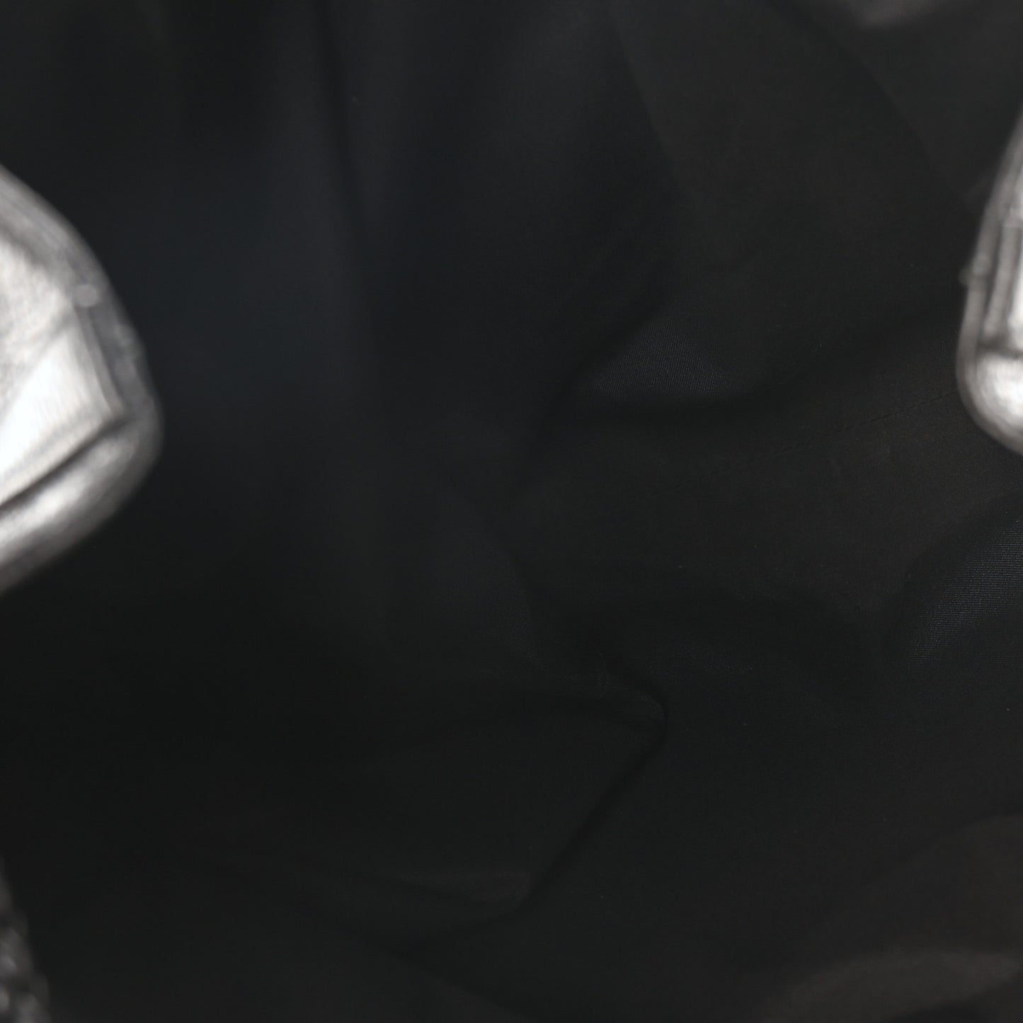 Calfskin Large Gifford Braided Handle Tote Black