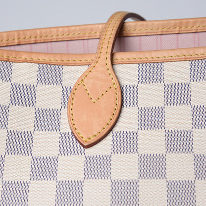 Louis Vuitton Damier Azur Neo Neverfull MM Rose Ballerine 15 of 20