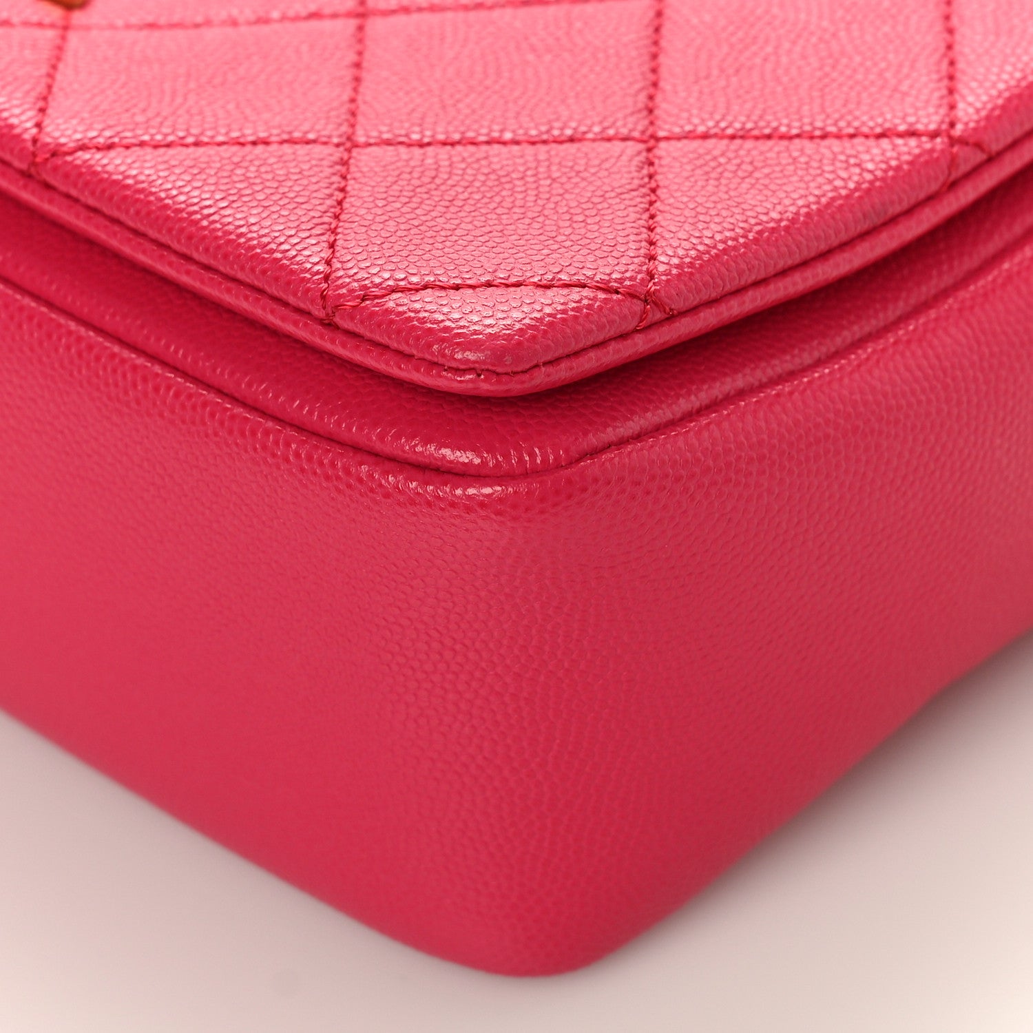 Chanel Caviar Quilted Small Fashion Therapy Flap Bag Dark Pink 9 of 9