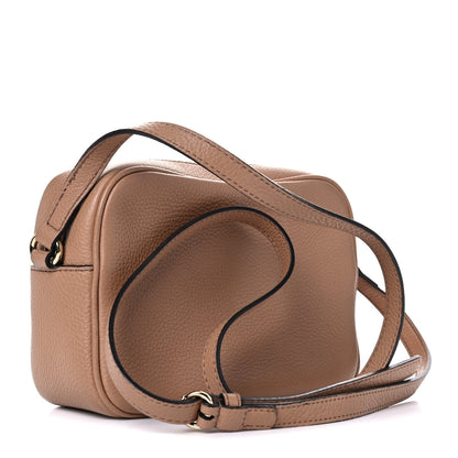 Gucci Pebbled Calfskin Small Soho Disco Bag Camelia 3 of 15