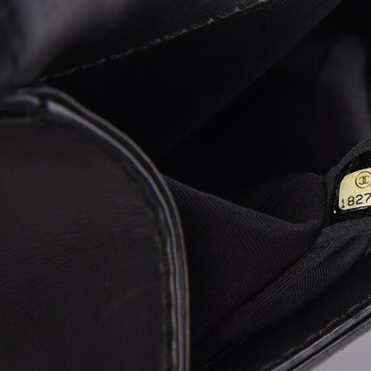 Chanel Calfskin Double Stitch Medium Boy Flap Black 7 of 9