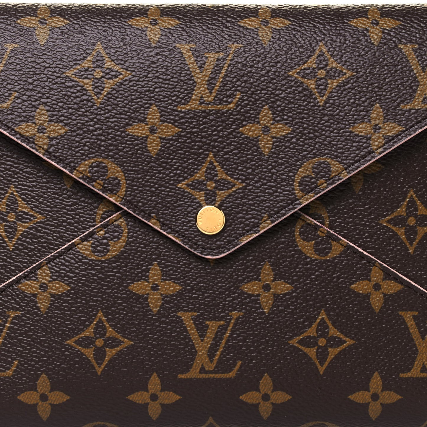 Monogram Large Kirigami Pochette Insert Rose Ballerine