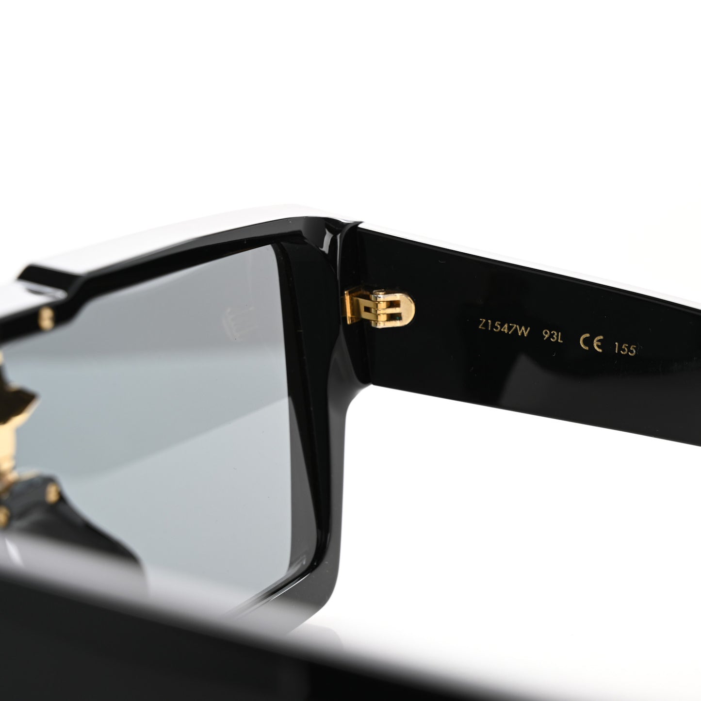 Acetate Swarovski Crystal Cyclone Sunglasses Z1547W Black