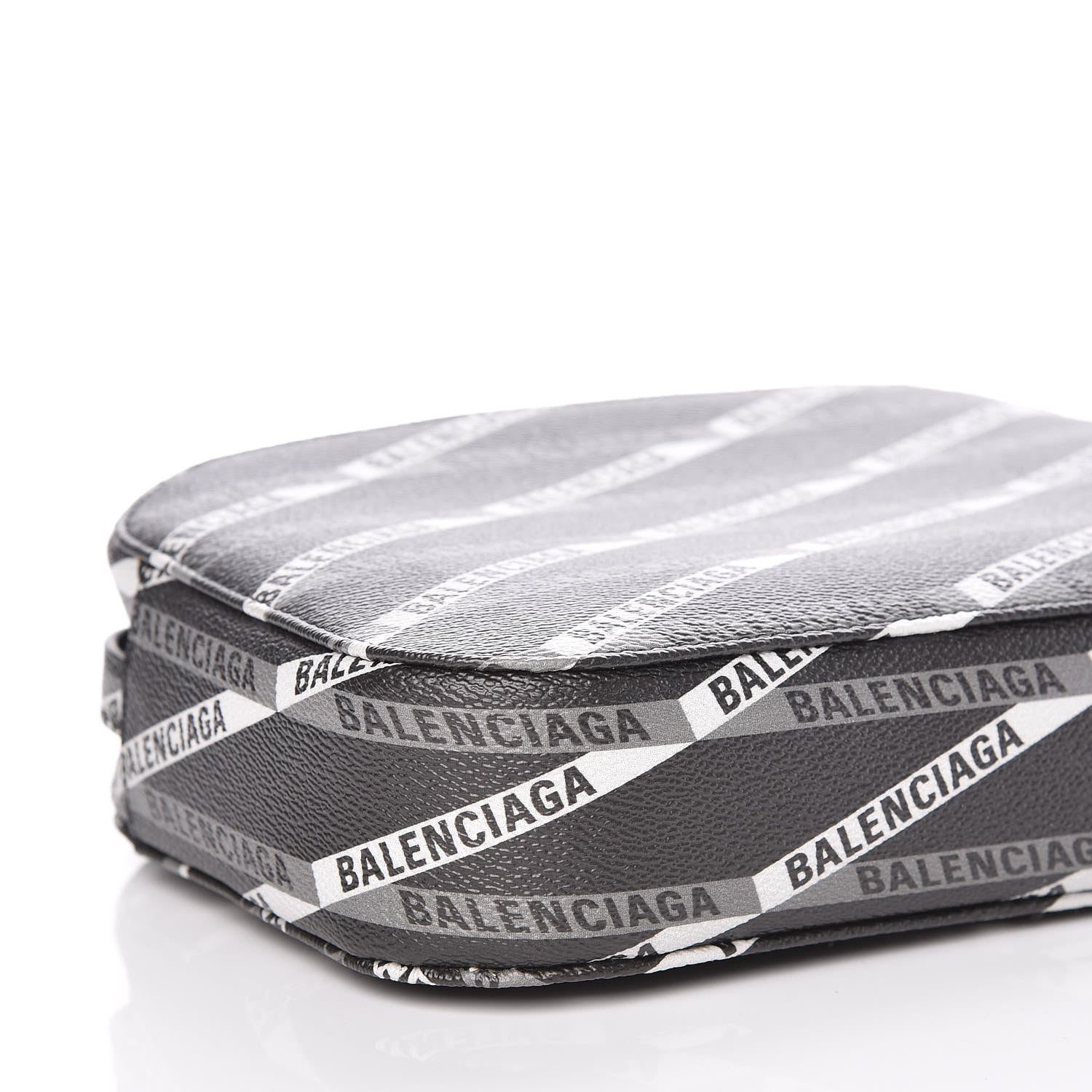 Balenciaga Coated Canvas Losange Monogram S Camera Bag Black Grey 5 of 9