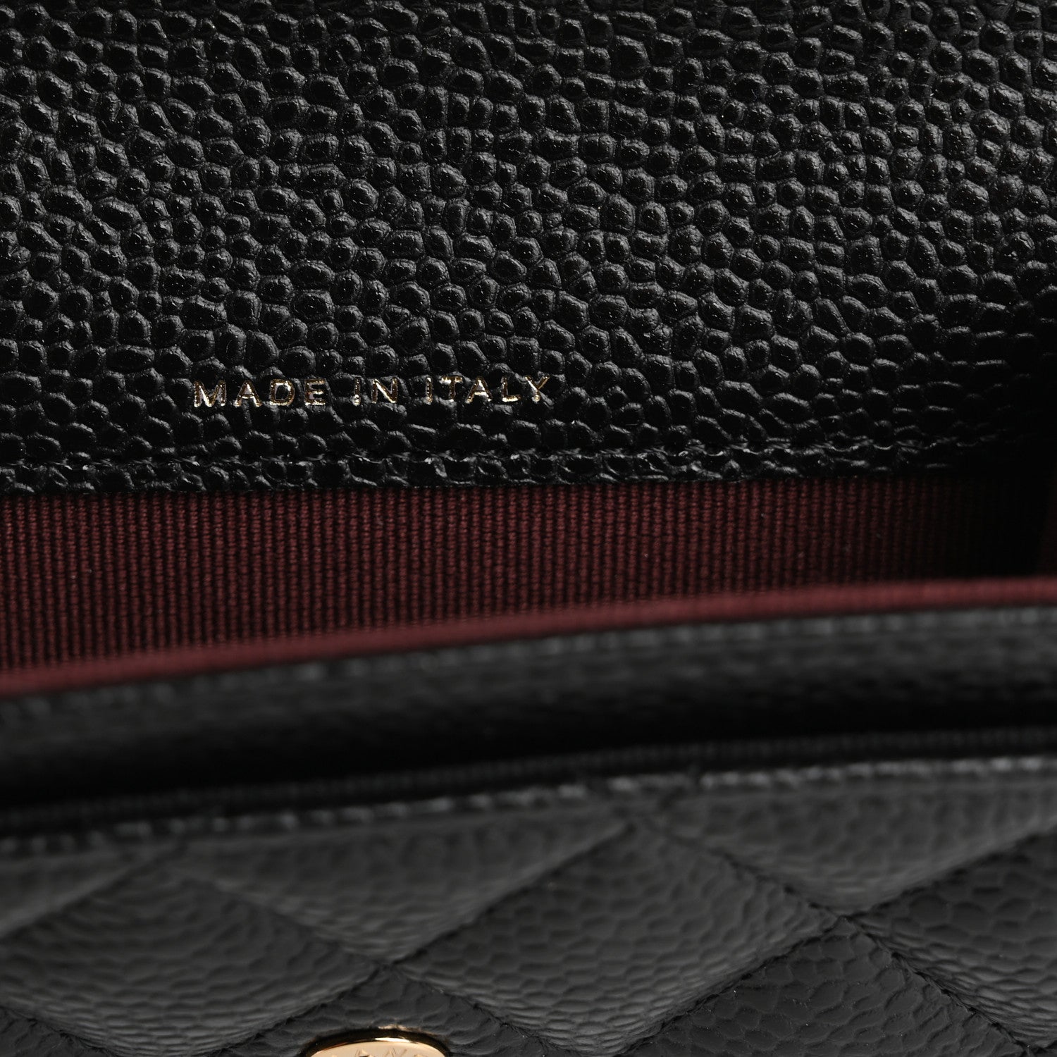 Chanel Caviar Quilted Flap Card Holder Wallet Black 7 of 10