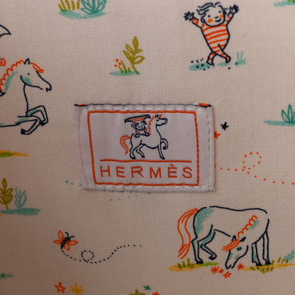 Hermes H Canvas Cabriole Nappy Bag Terracotta 8 of 13