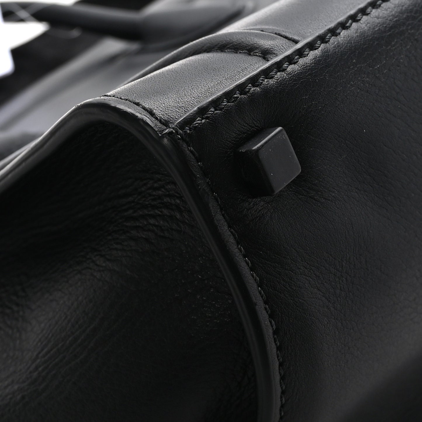 Supple Calfskin Medium Phantom Luggage Black