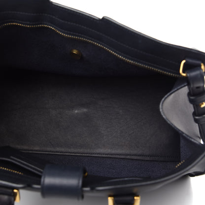 Saint Laurent Calfskin Small Classic Y Cabas Navy Blue 4 of 8