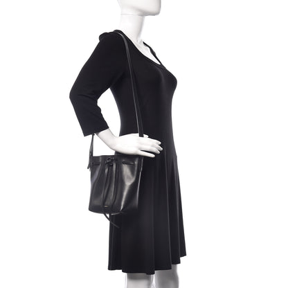 Mansur Gavriel Calfskin Mini Mini Bucket Bag Black Flamma 2 of 12