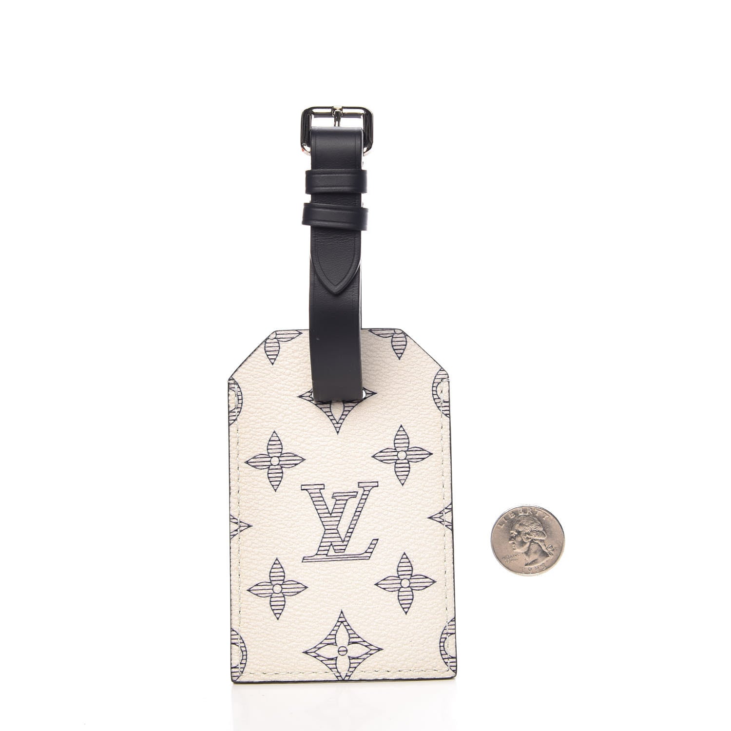 Louis Vuitton Savane Monogram Chapman Elephant Luggage Tag 2 of 2