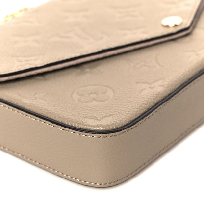 Louis Vuitton Empreinte Pochette Felicie Chain Wallet Tourterelle 13 of 14