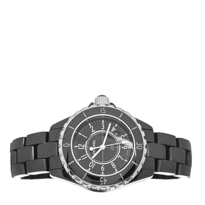 Chanel Stainless Steel Ceramic 33mm J12 Quartz Watch Black 2 of 4