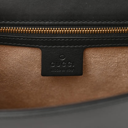 Gucci Calfskin Small Sylvie Shoulder Bag Black 5 of 9