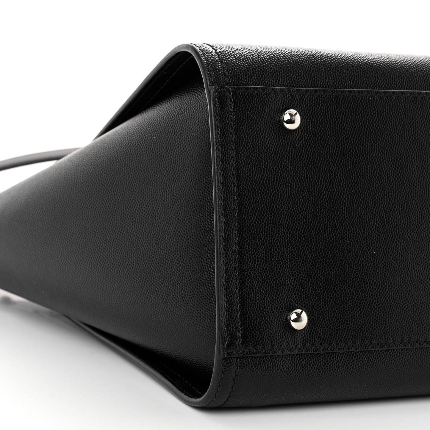 Caviar Small Studded Deauville Tote Black