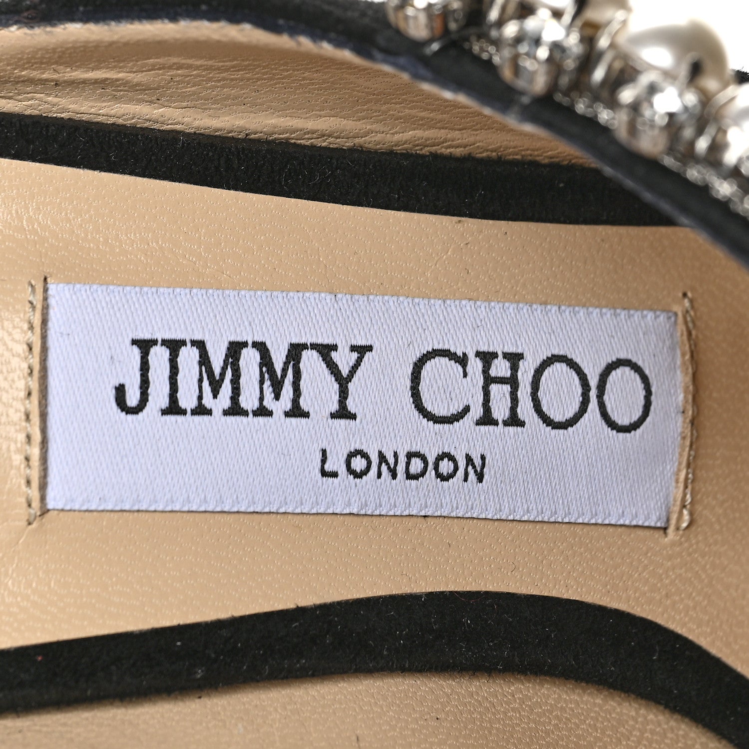Jimmy Choo Suede Bing 100 Pumps 37.5 Black 6 of 8