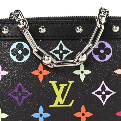 Louis Vuitton LV X TM Monogram Multicolor Pochette Accessories Black 8 of 10