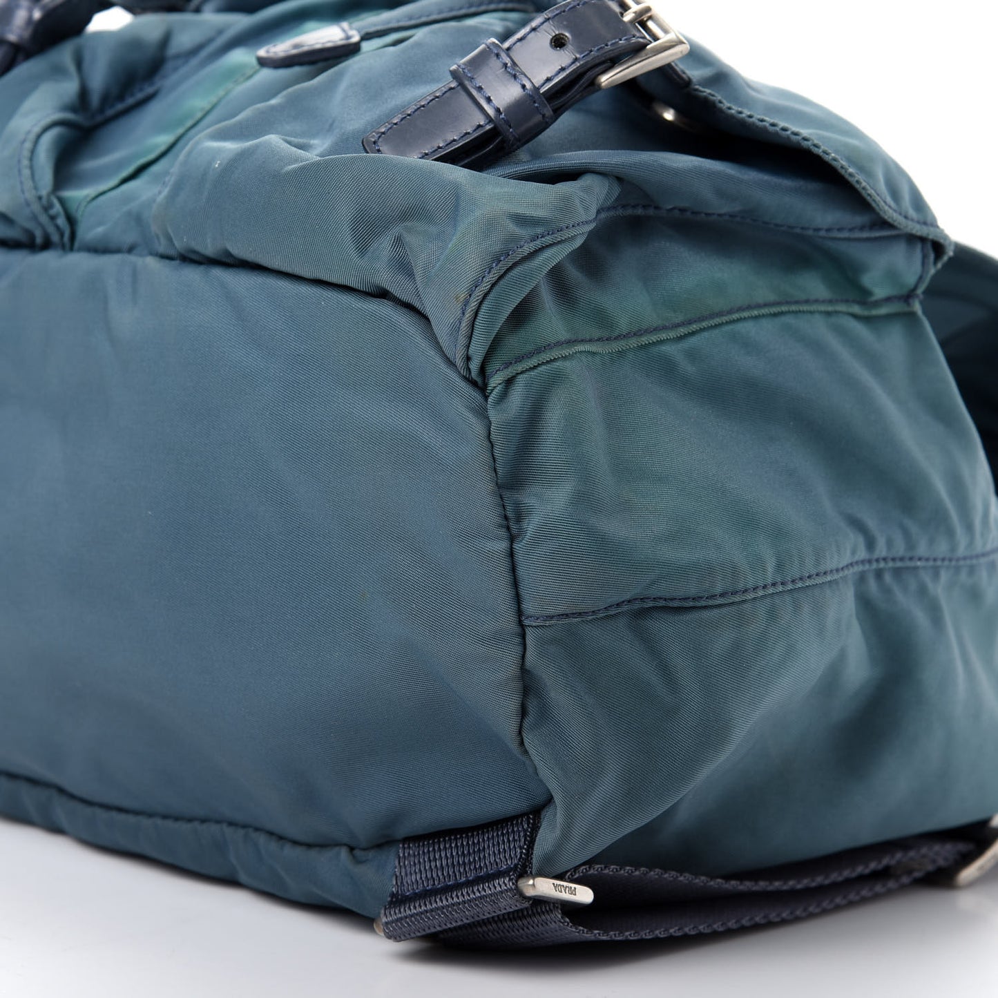 Tessuto Nylon Saffiano Vela Backpack Blue