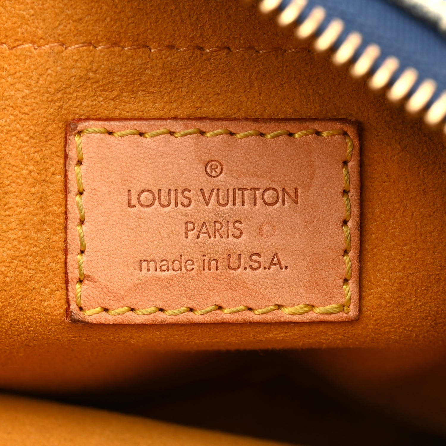 Louis Vuitton Monogram Denim Baggy PM Blue 6 of 13