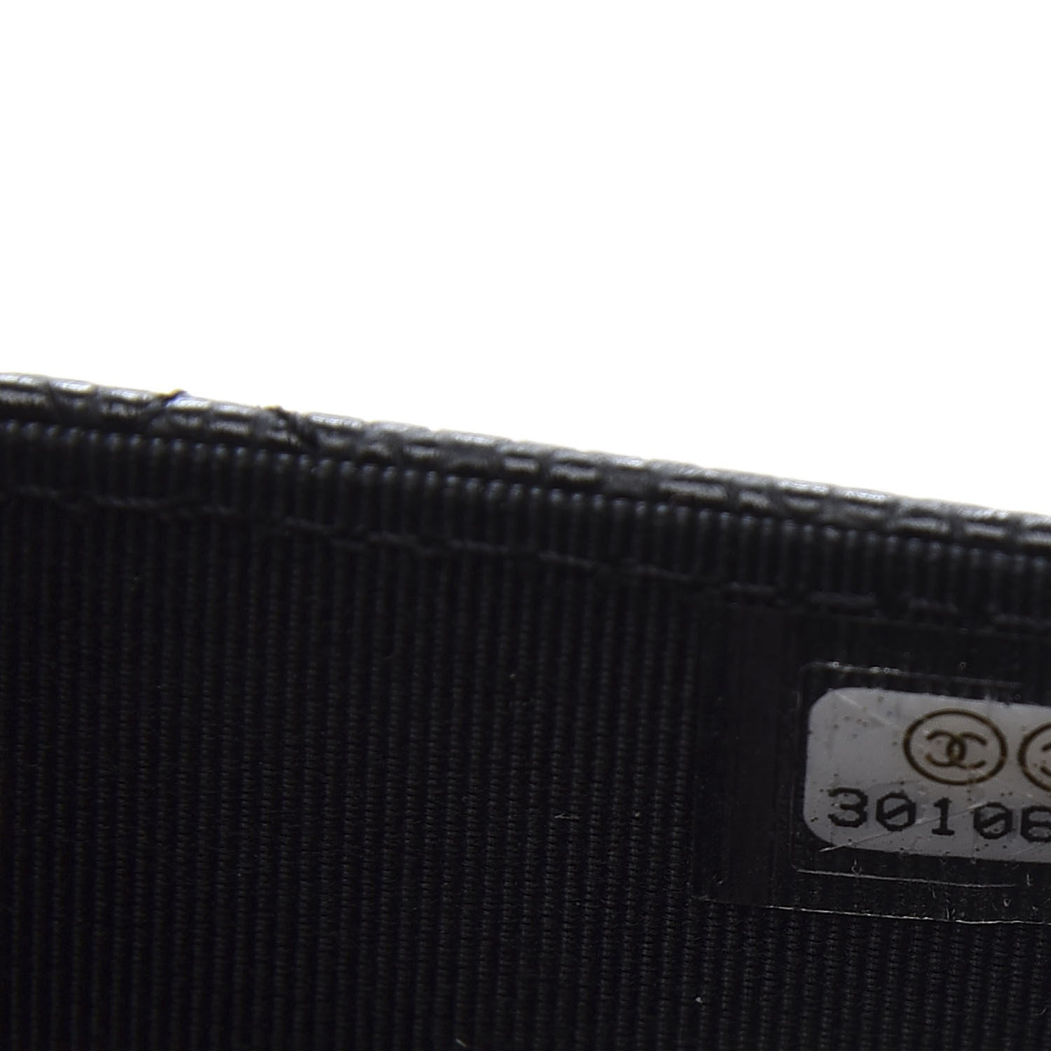 Chanel Caviar Quilted Flap Card Holder Wallet Black 8 of 9