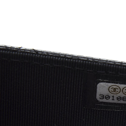Chanel Caviar Quilted Flap Card Holder Wallet Black 8 of 9