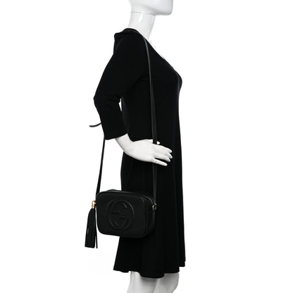 Gucci Pebbled Calfskin Small Soho Disco Bag Black 2 of 17