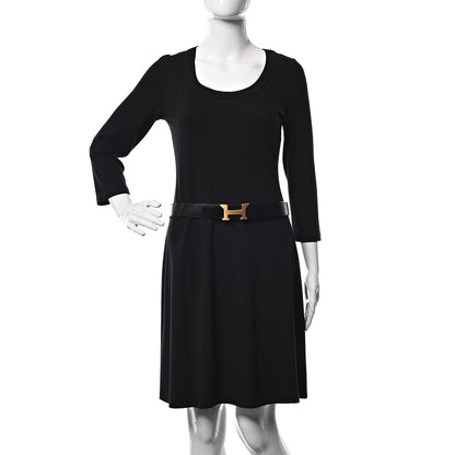 Hermes Box Togo 32mm Pegase H Belt 90 Black Gold 2 of 7