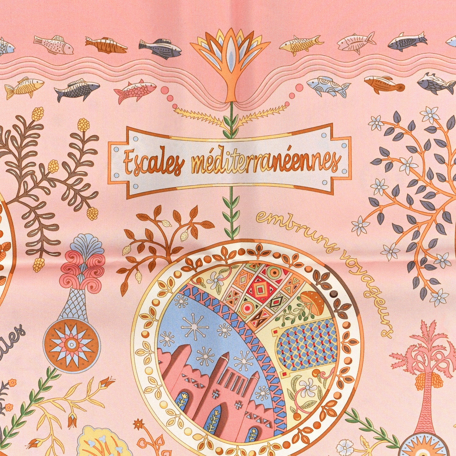 Hermes Silk Escales Méditerranéennes Scarf 90 4 of 4