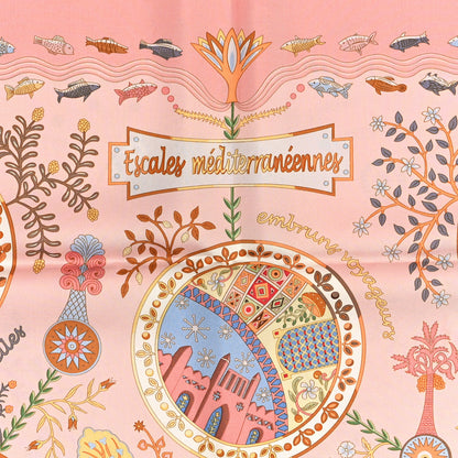 Hermes Silk Escales Méditerranéennes Scarf 90 4 of 4