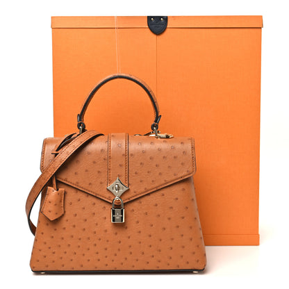 Louis Vuitton Ostrich Rose Des Vents PM Cognac 11 of 11