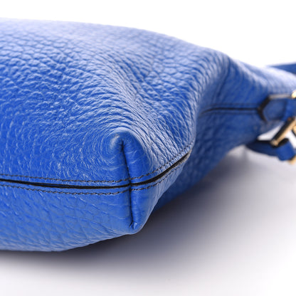 Burberry Signature Grain Calfskin Small Chichester Crossbody Clutch Bag Brilliant Blue 13 of 14