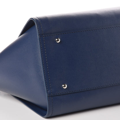 Chanel Caviar Large Studded Deauville Tote Navy 8 of 10