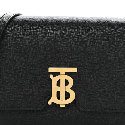 Burberry Grained Calfskin Small TB Bag Black 7 of 12