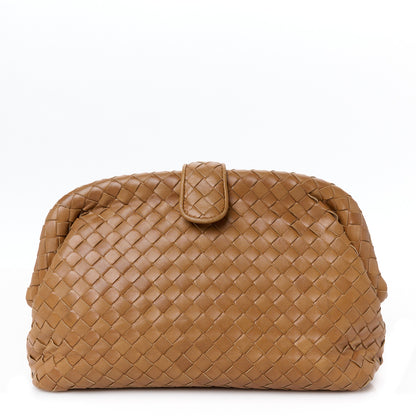 Bottega Veneta Nappa Intrecciato The Lauren 1980 Clutch Camel 1 of 10