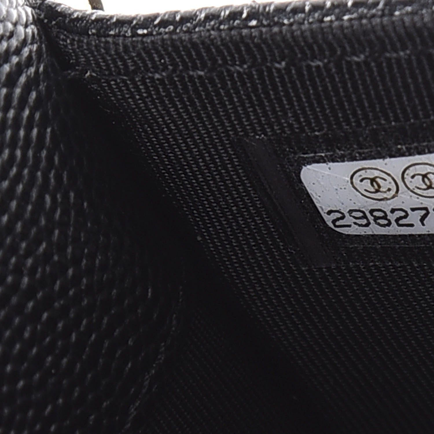 Chanel Caviar Quilted Classic Pouch With Handle Black 7 of 8