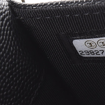 Chanel Caviar Quilted Classic Pouch With Handle Black 7 of 8