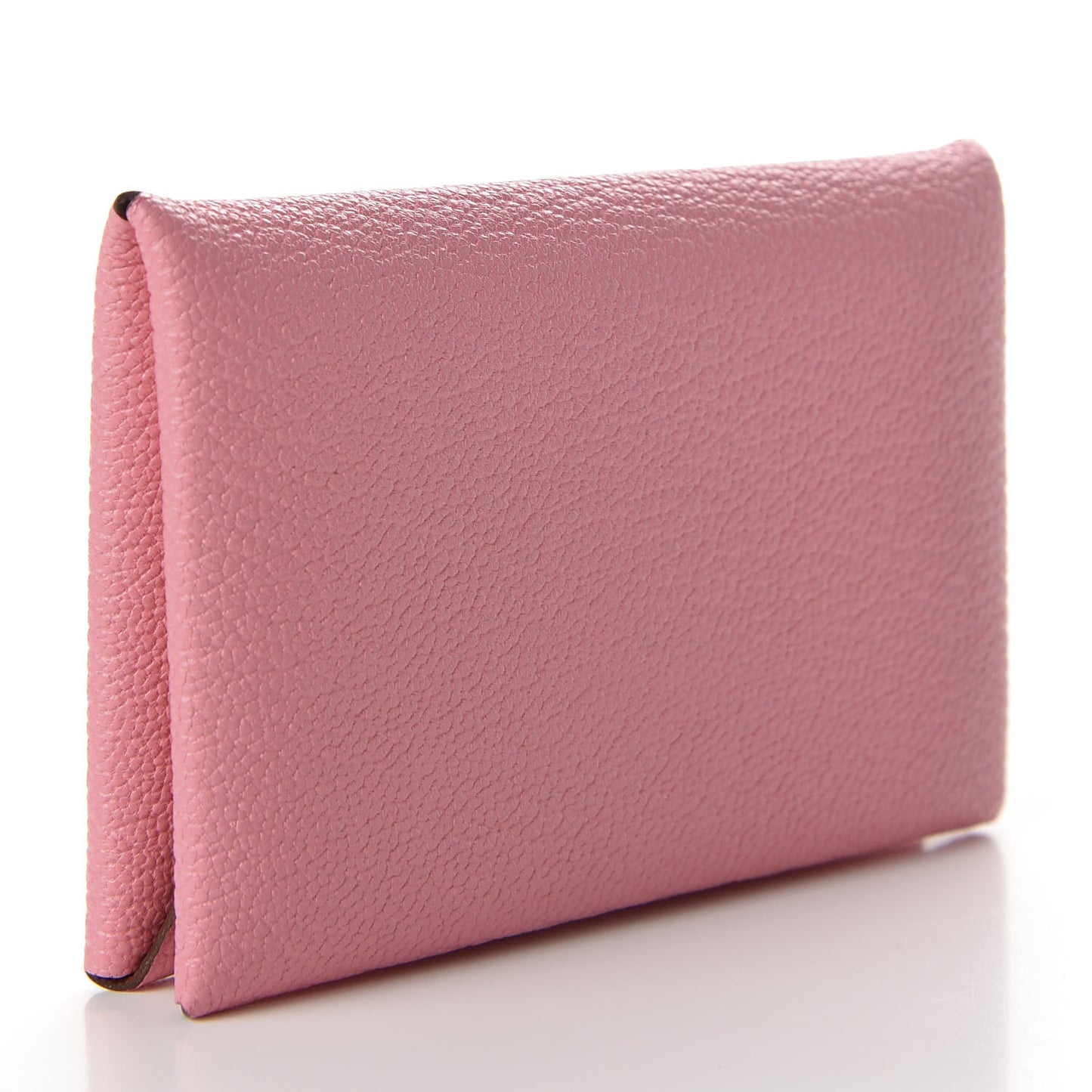 Chevre Verso Calvi Card Case Rose Confetti Brique